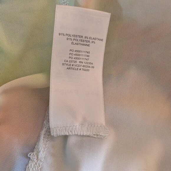 Aritzia WILFRED FREE Crushed Velvet Rainbow Pastel Bodycon Mini Dress Medium - Picture 11 of 11